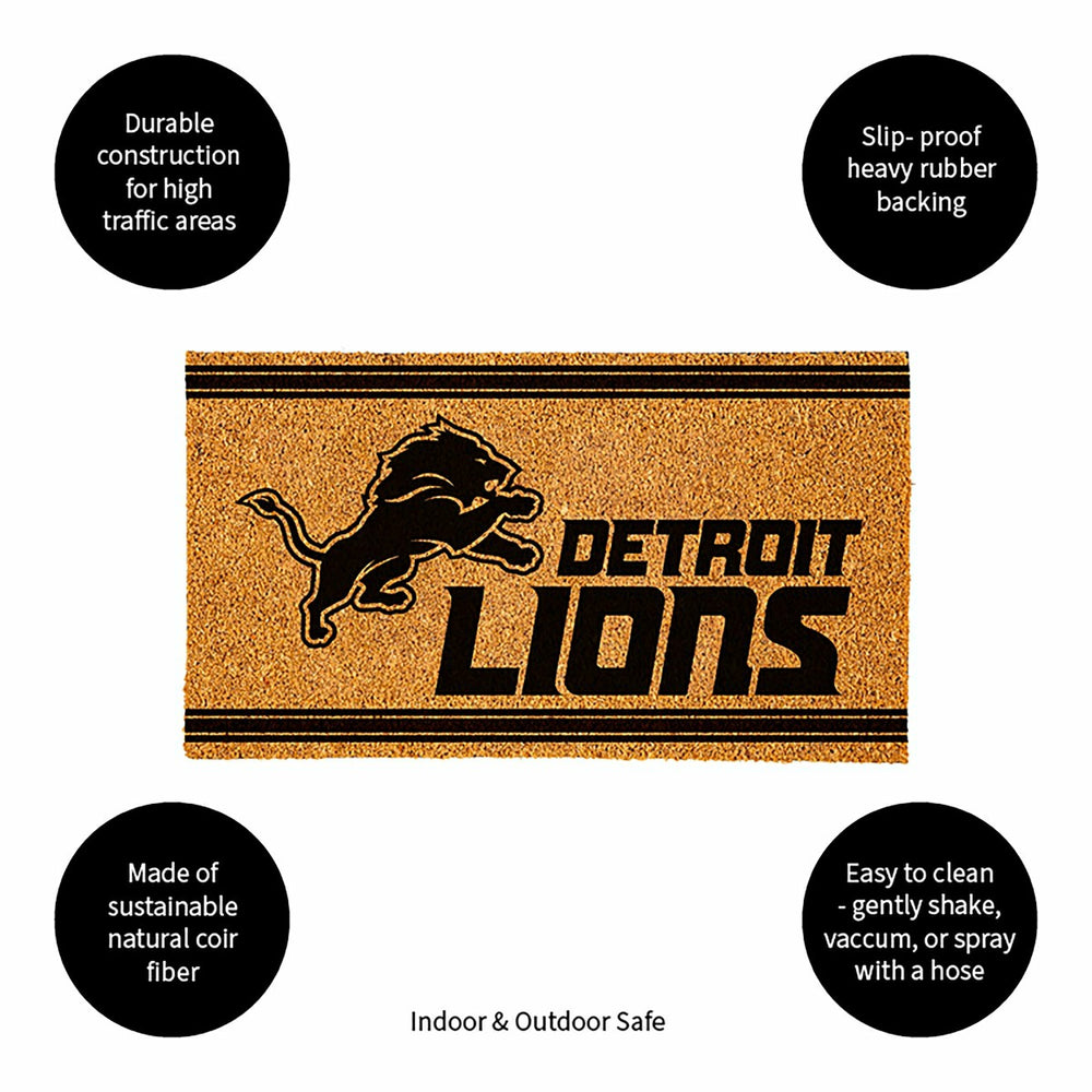 Detroit Lions, Coir Mat 1C, NFL