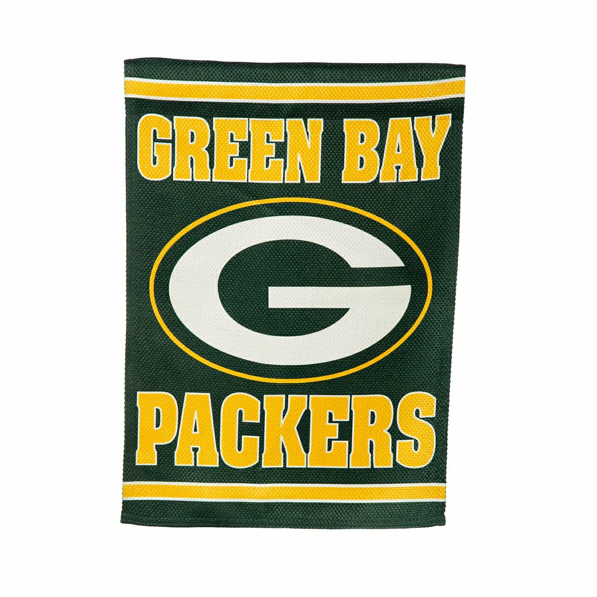 Embossed Suede Flag, House Size, Green Bay Packers, NFL, Home