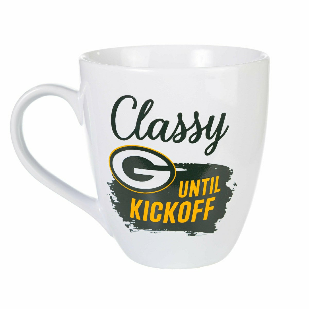 Green Bay Packers, Ceramic Cup O'Java 17oz Gift Set, NFL, Home