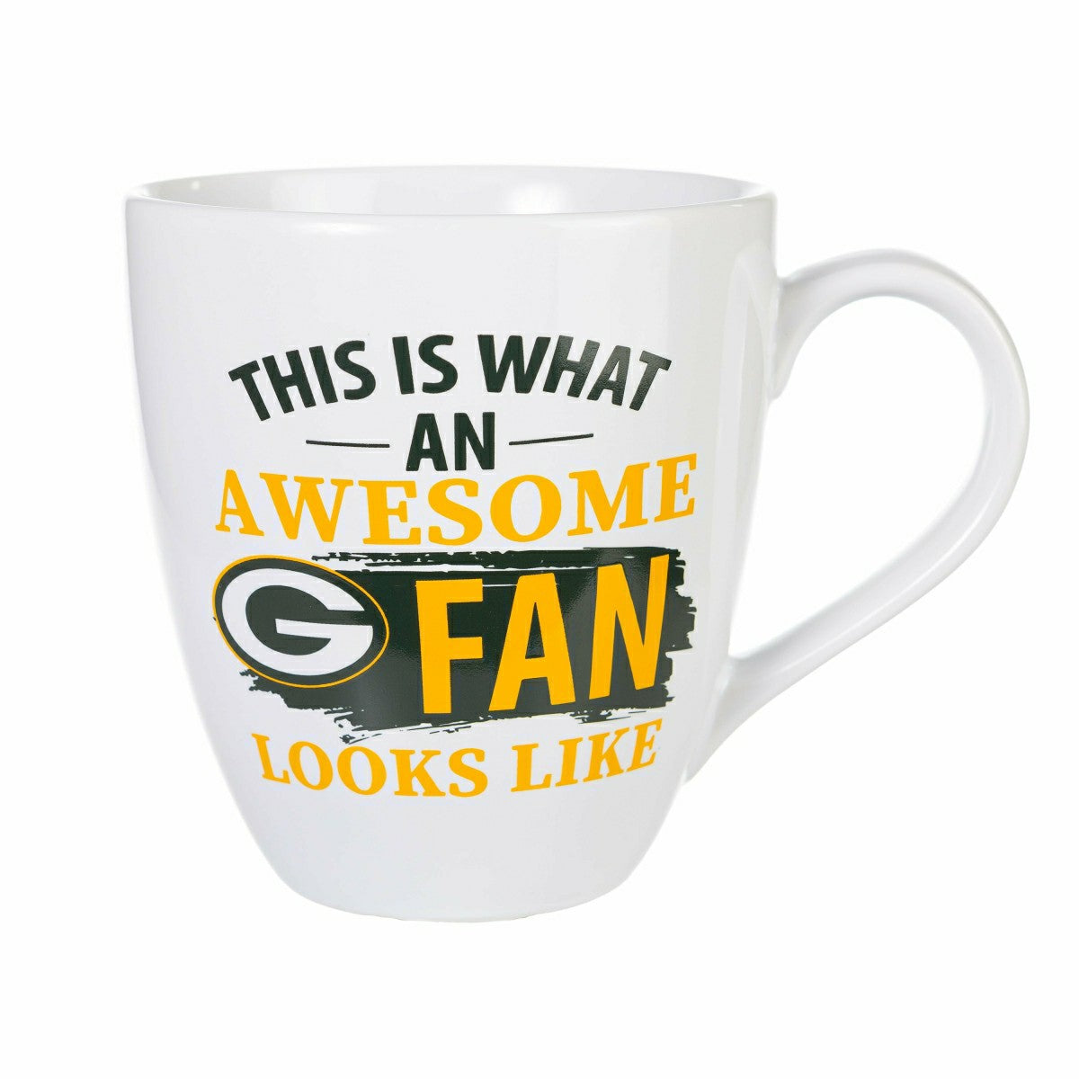 Green Bay Packers, Ceramic Cup O'Java 17oz Gift Set, NFL, Home