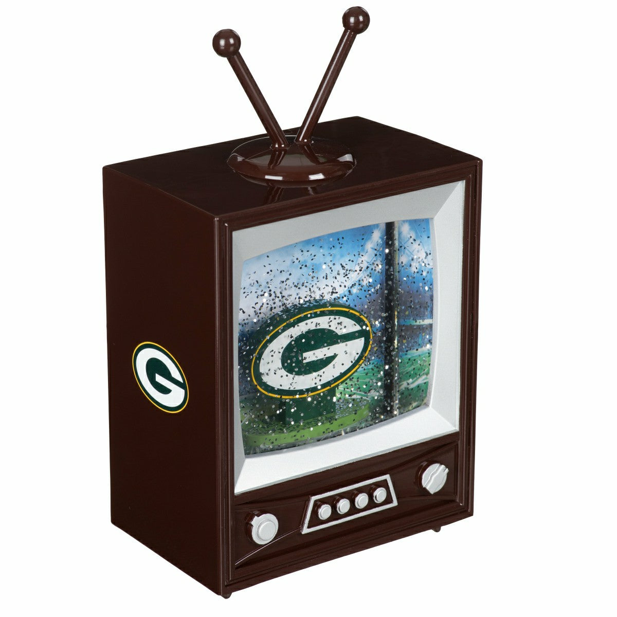Green Bay Packers Vintage TV Water Lantern, NFL, Home