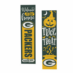 47" Double Sided Leaner, Green Bay Packers, Halloween, NFL, Home