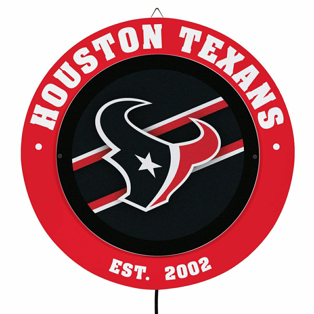 Houston Texans, Metal Lite, Round, NFL