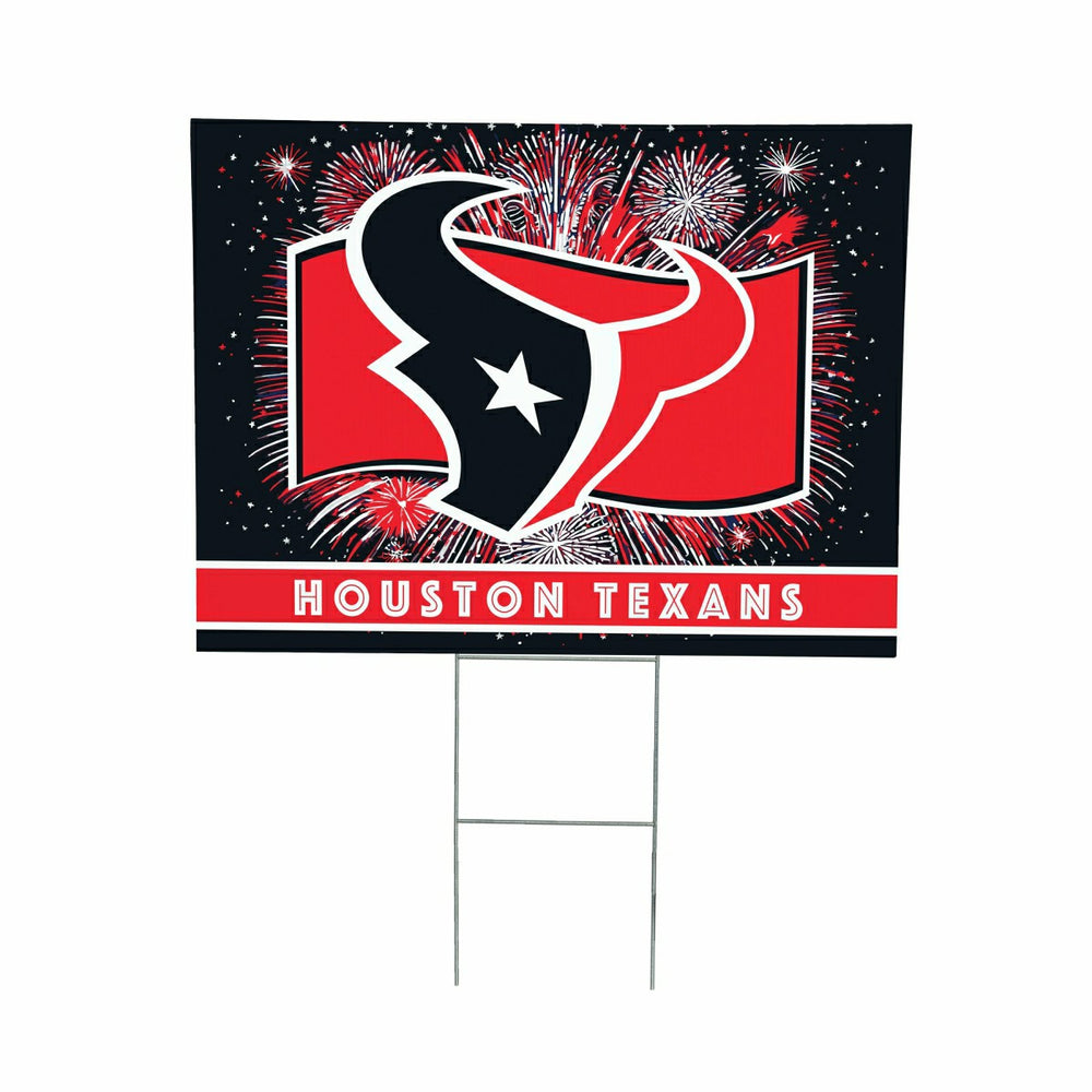 Houston Texans Yard Sign, Patriotic, NFL, Home