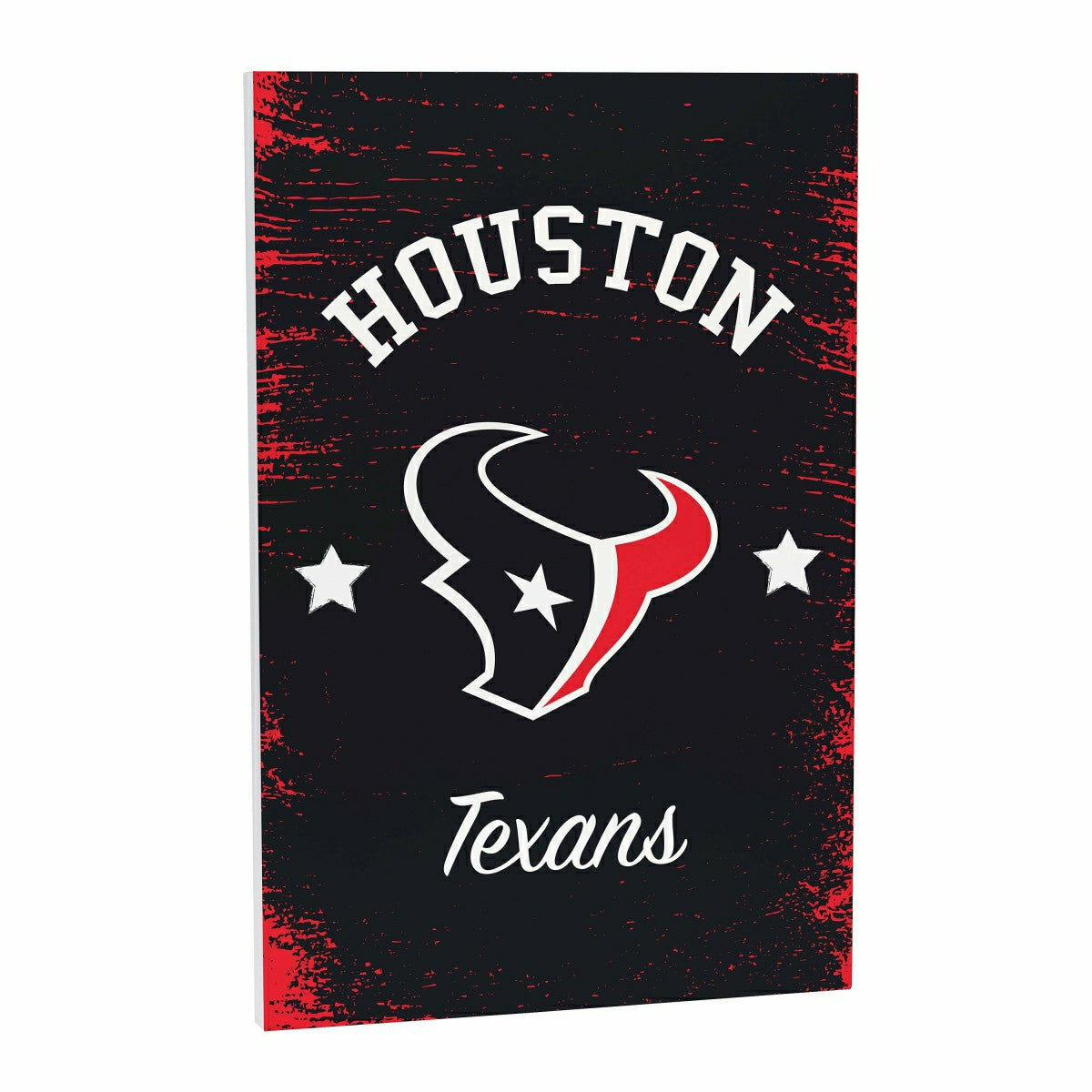 Houston Texans Wood Wall Sign, 16x24, NFL, Home