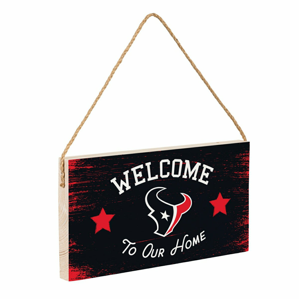 Houston Texans Wood Wall Sign, 6x11, NFL, Home