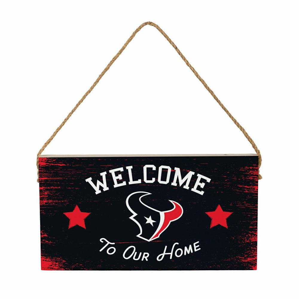 Houston Texans Wood Wall Sign, 6x11, NFL, Home