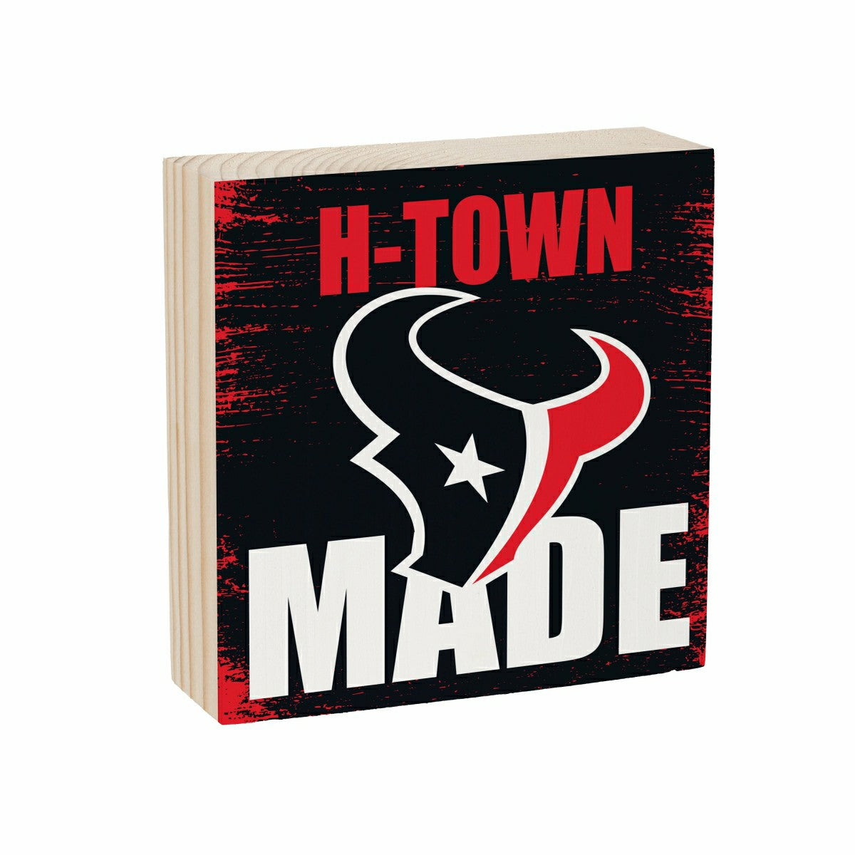 Houston Texans Plock, Down Home Fans, 6x6, NFL, Home