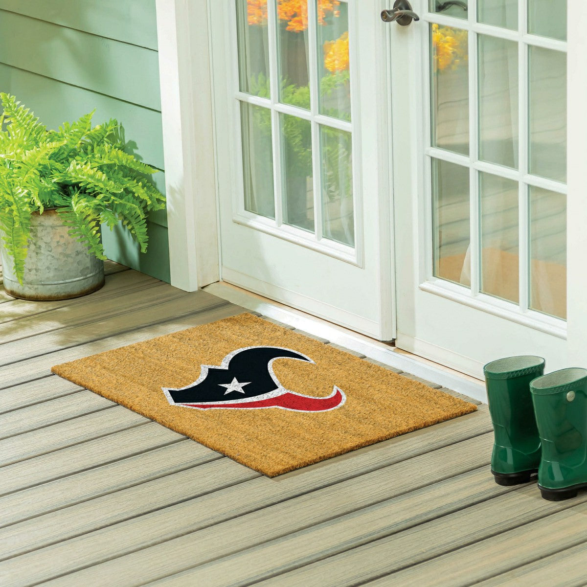 Houston Texans Large Full Color Coir Mat, 36"x24", NFL