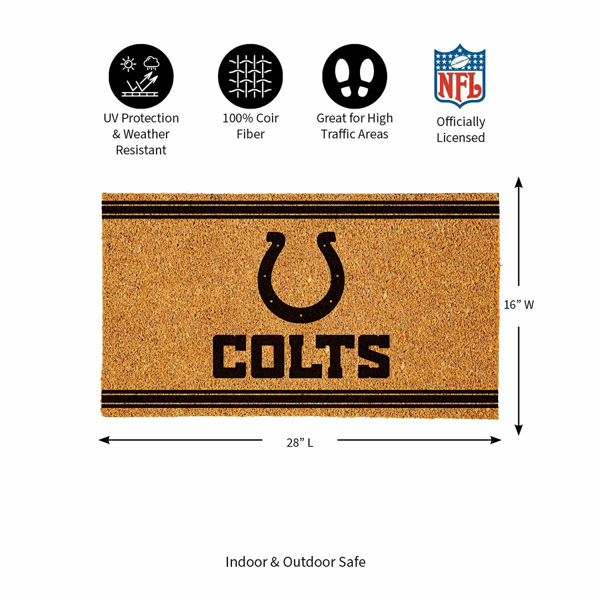 Indianapolis Colts, Coir Mat 1C, NFL