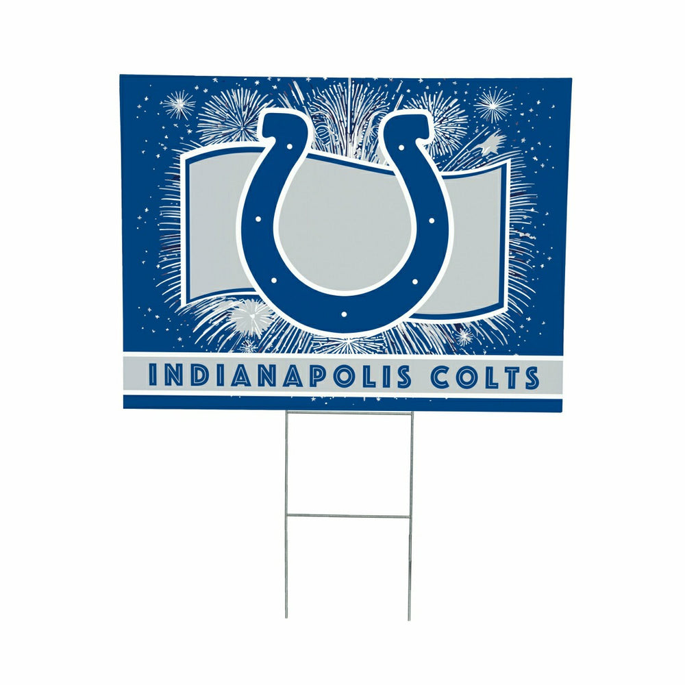 Indianapolis Colts Yard Sign, Patriotic, NFL, Home