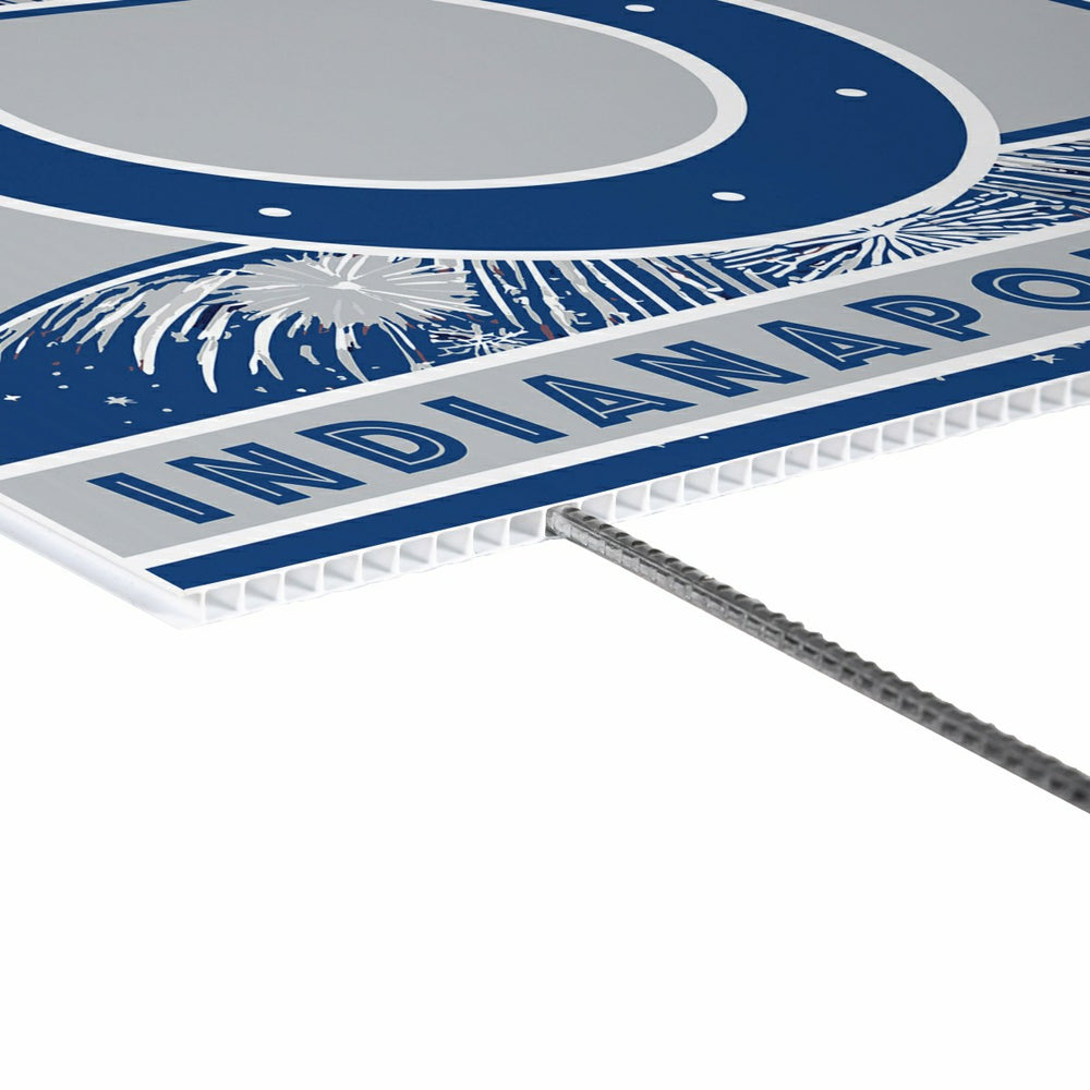 Indianapolis Colts Yard Sign, Patriotic, NFL, Home