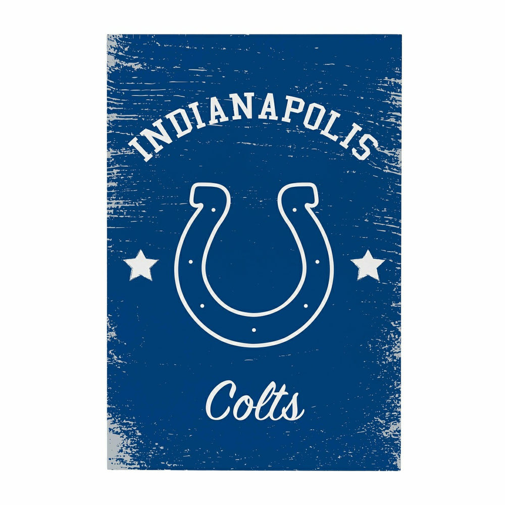 Indianapolis Colts Wood Wall Sign, 16x24, NFL, Home