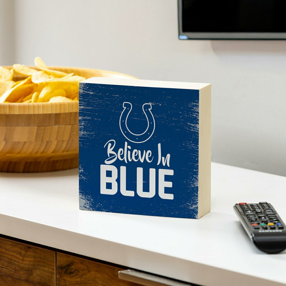 Indianapolis Colts Plock, Down Home Fans, 6x6, NFL, Home