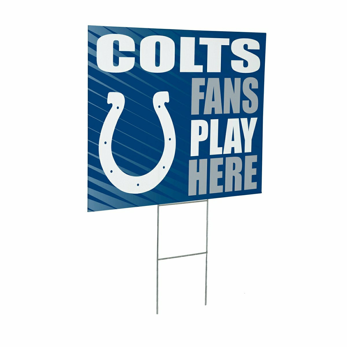 Indianapolis Colts Coroplast Yard Sign "Fans Play Here", NFL, Home