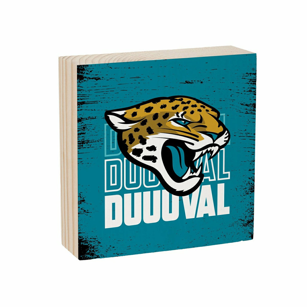 Jacksonville Jaguars Plock, Down Home Fans, 6x6, NFL, Home