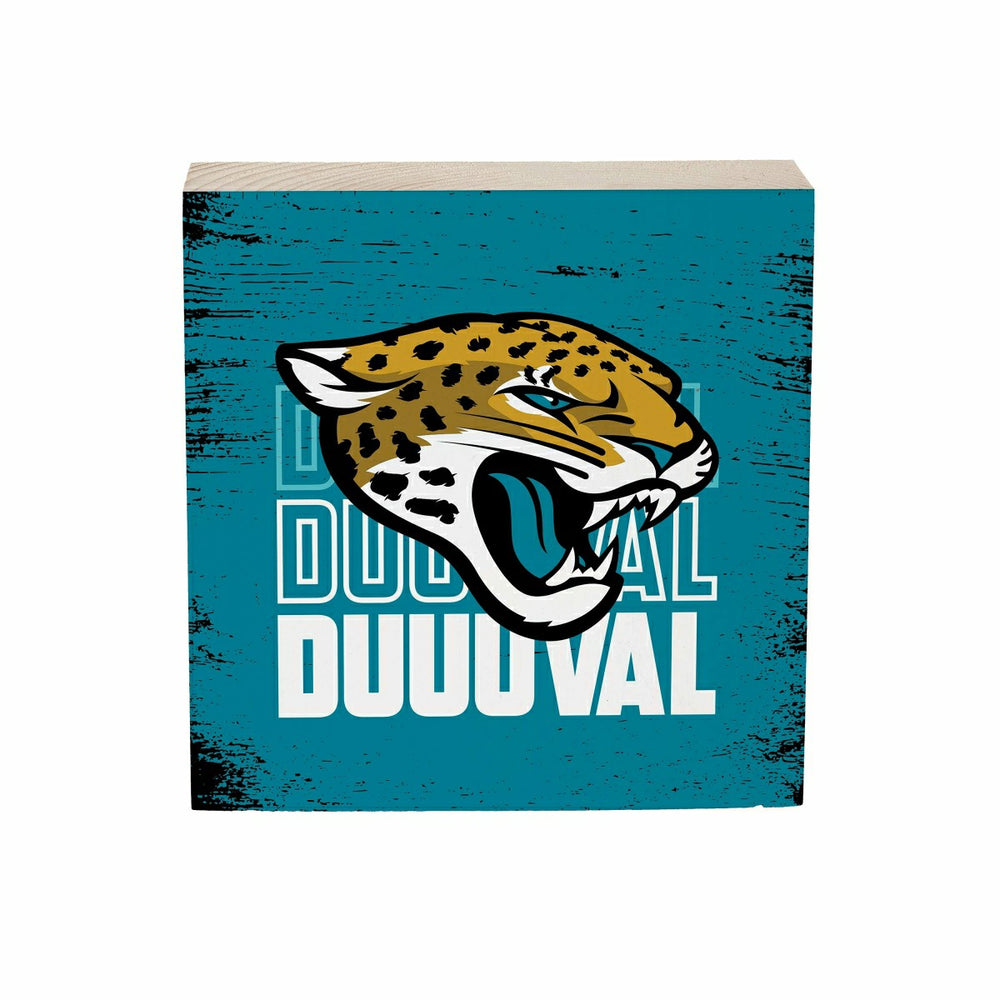 Jacksonville Jaguars Plock, Down Home Fans, 6x6, NFL, Home