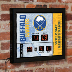 Scoreboard Wall Clock, Buffalo Sabres, NFL, Home