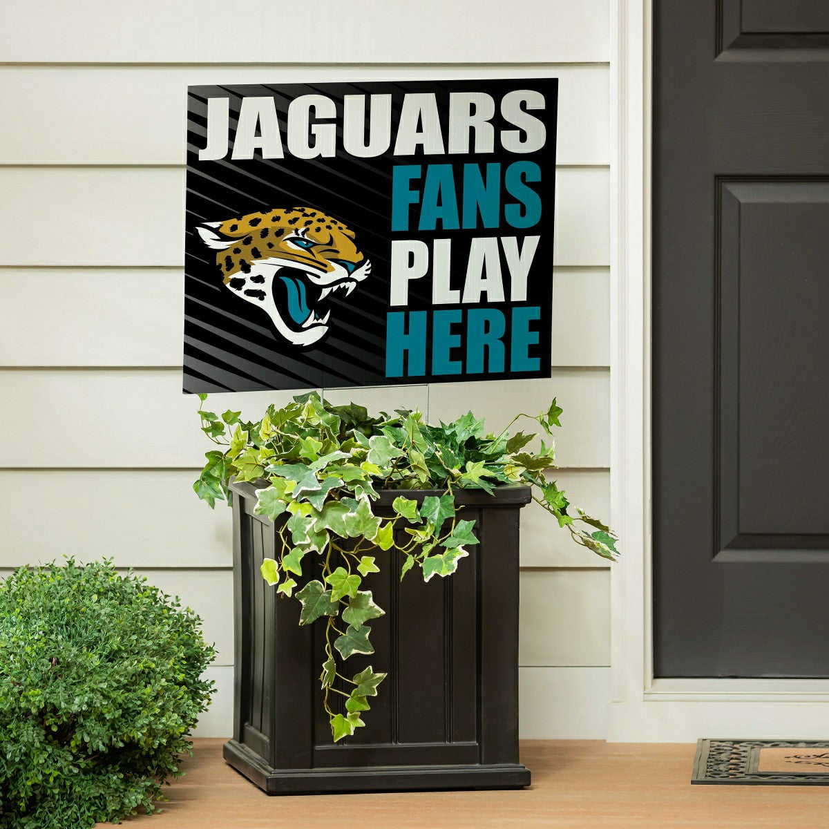 Jacksonville Jaguars Coroplast Yard Sign "Fans Play Here", NFL, Home