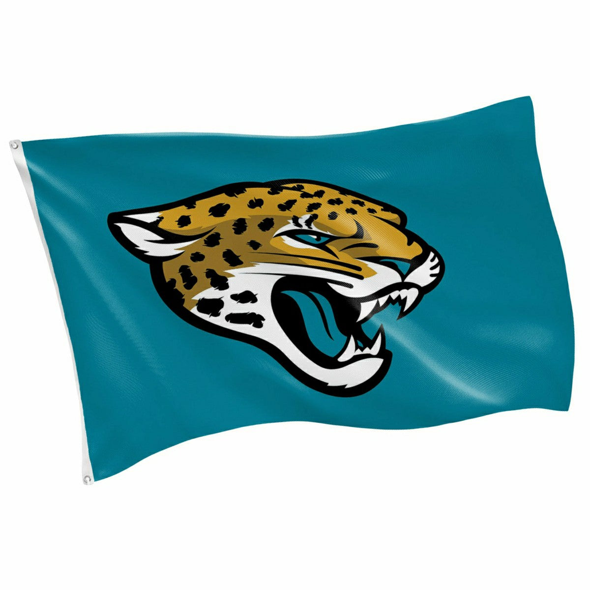 Jacksonville Jaguars Single Sided Flag w/ 2 Grommets, 3'x5', NFL, Home