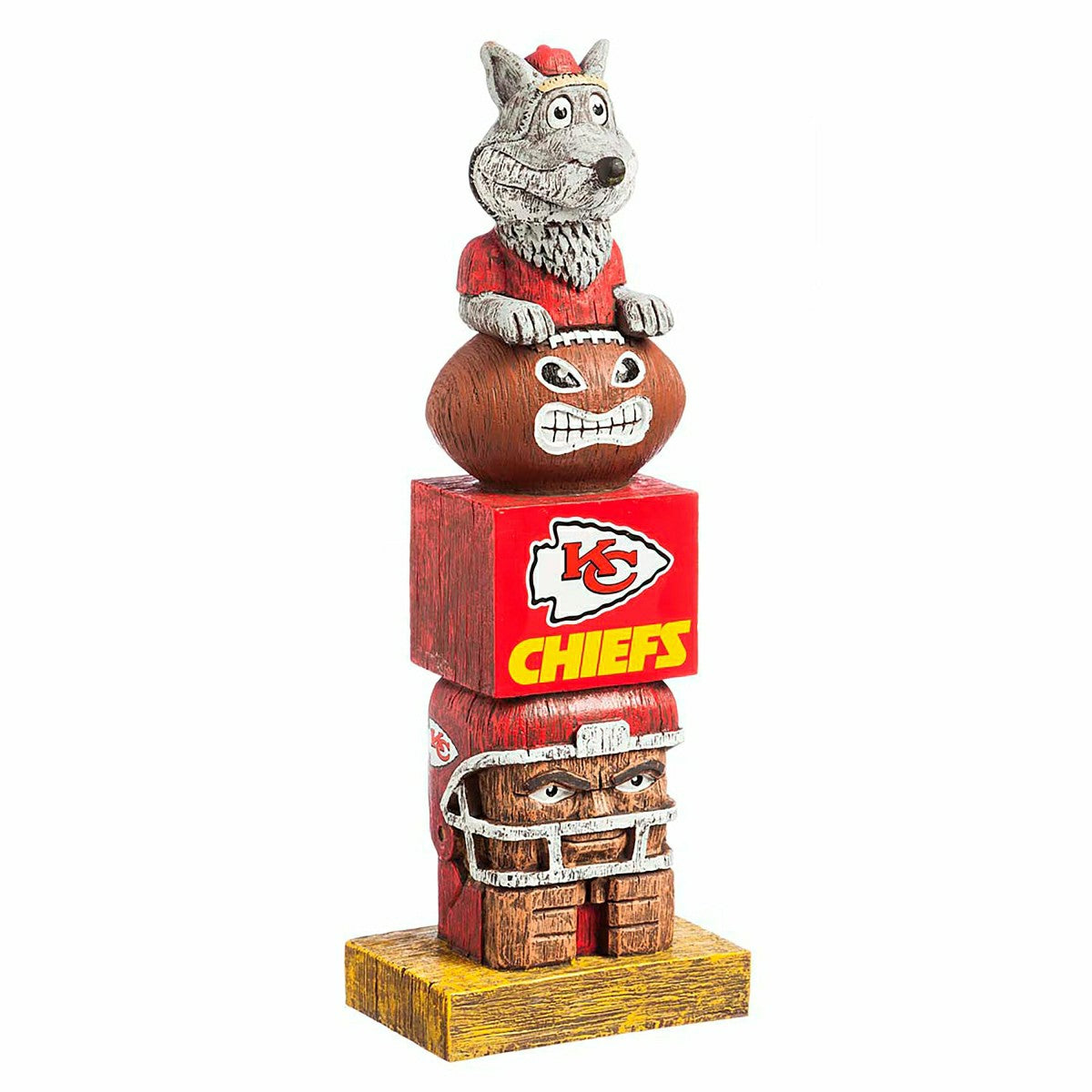 Kansas City Chiefs Tiki Team Totem Garden Statue, NFL, Home