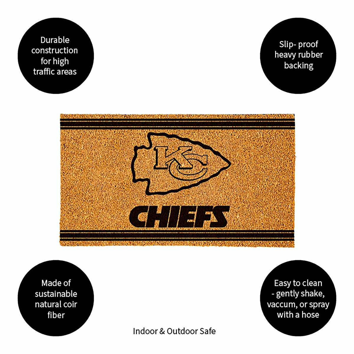 Kansas City Chiefs, Coir Mat 1C, NFL