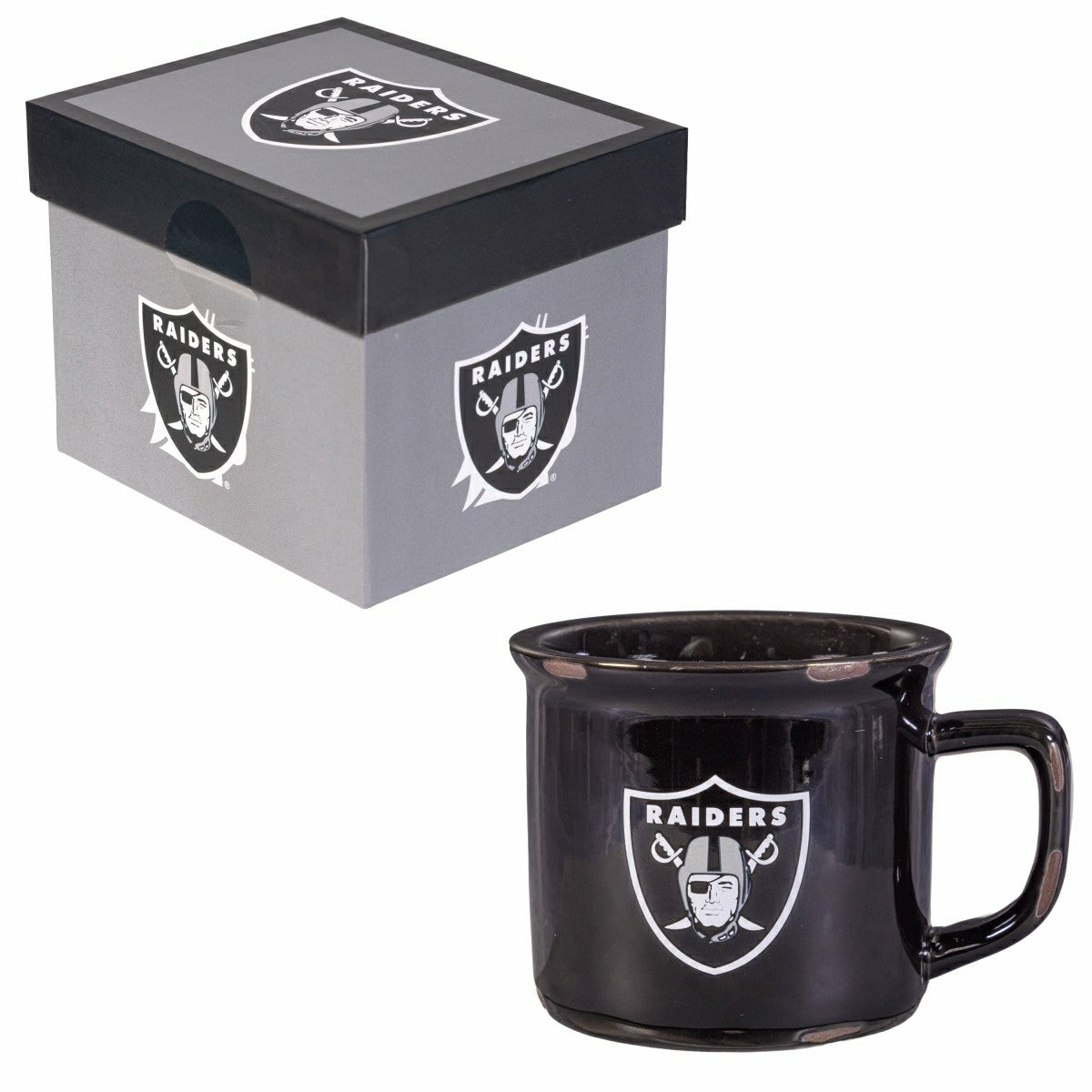 Las Vegas Raiders Ceramic Camp Cup with Enamel Finish, 14oz, NFL