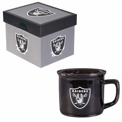 Las Vegas Raiders Ceramic Camp Cup with Enamel Finish, 14oz, NFL
