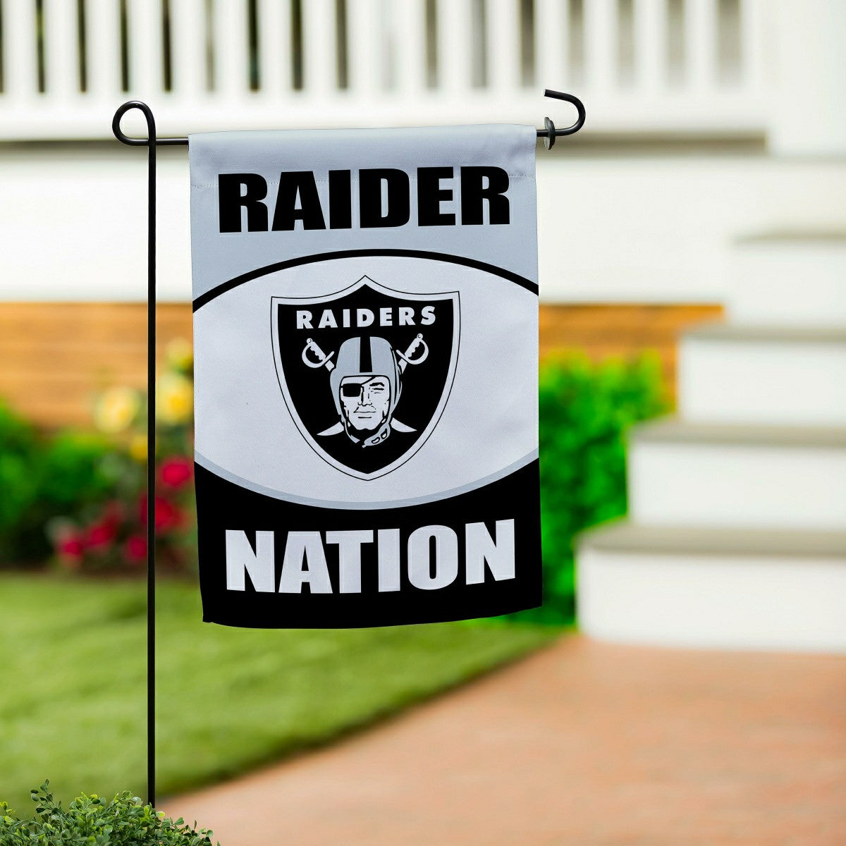 Las Vegas Raiders Suede Flag, GDN, NFL