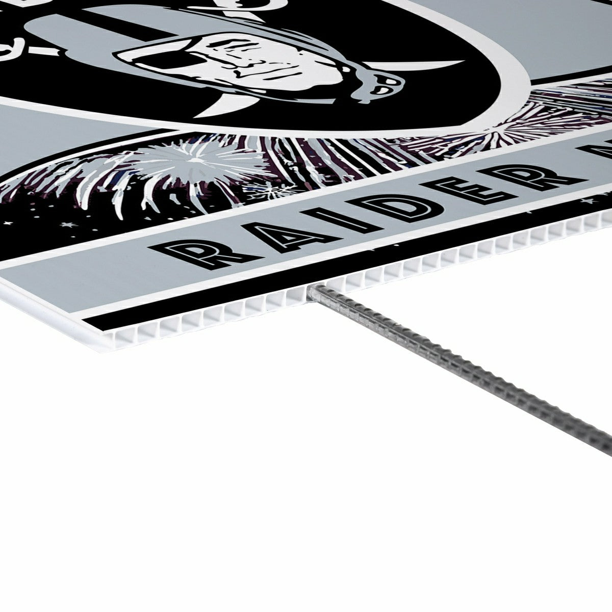 Las Vegas Raiders Yard Sign, Patriotic, NFL, Home