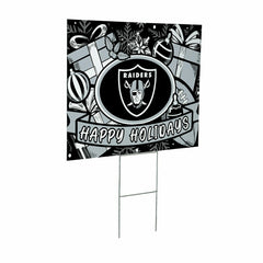 Las Vegas Raiders Coroplast Yard Sign, Holiday, NFL, Home
