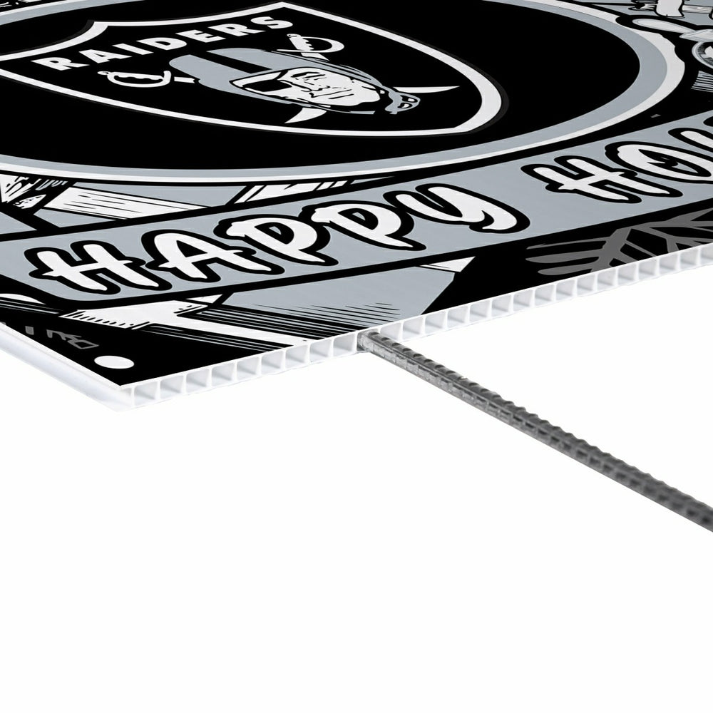 Las Vegas Raiders Coroplast Yard Sign, Holiday, NFL, Home