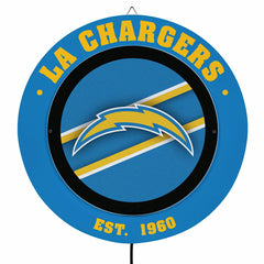 Los Angeles Chargers, Metal Lite, Round, NFL