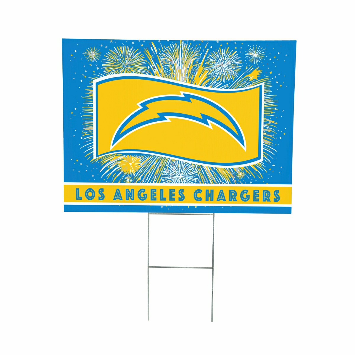Los Angeles Chargers Yard Sign, Patriotic, NFL, Home