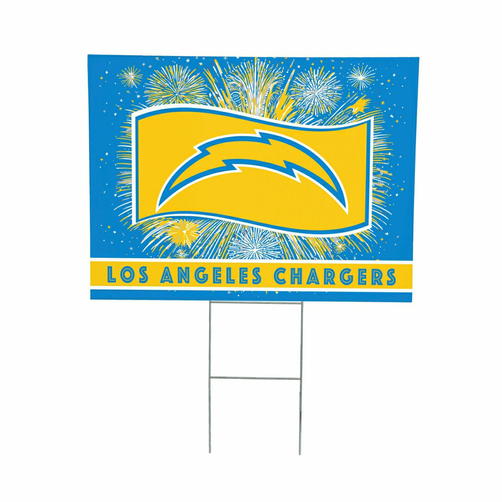 Los Angeles Chargers Yard Sign, Patriotic, NFL, Home