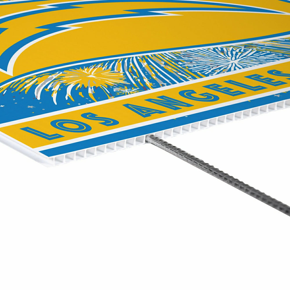 Los Angeles Chargers Yard Sign, Patriotic, NFL, Home