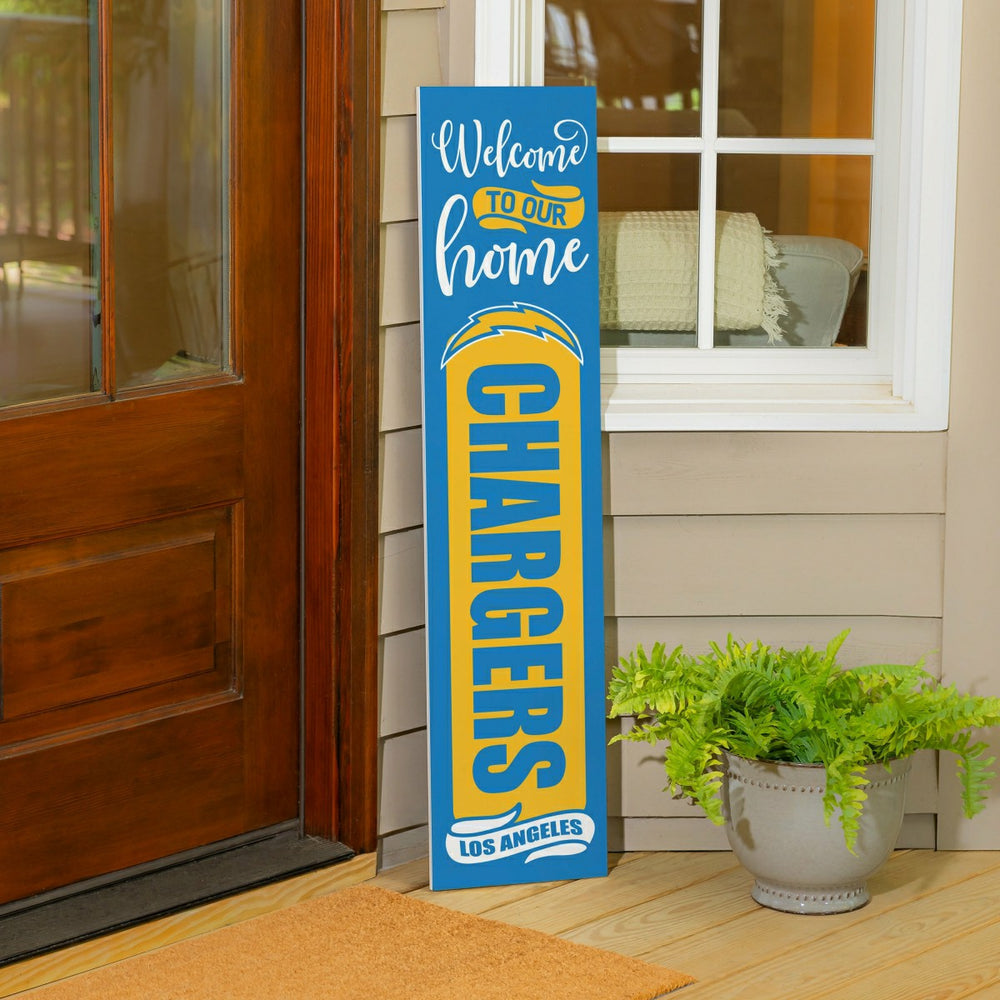47" Double Sided Leaner, Los Angeles Chargers, Halloween, NFL, Home