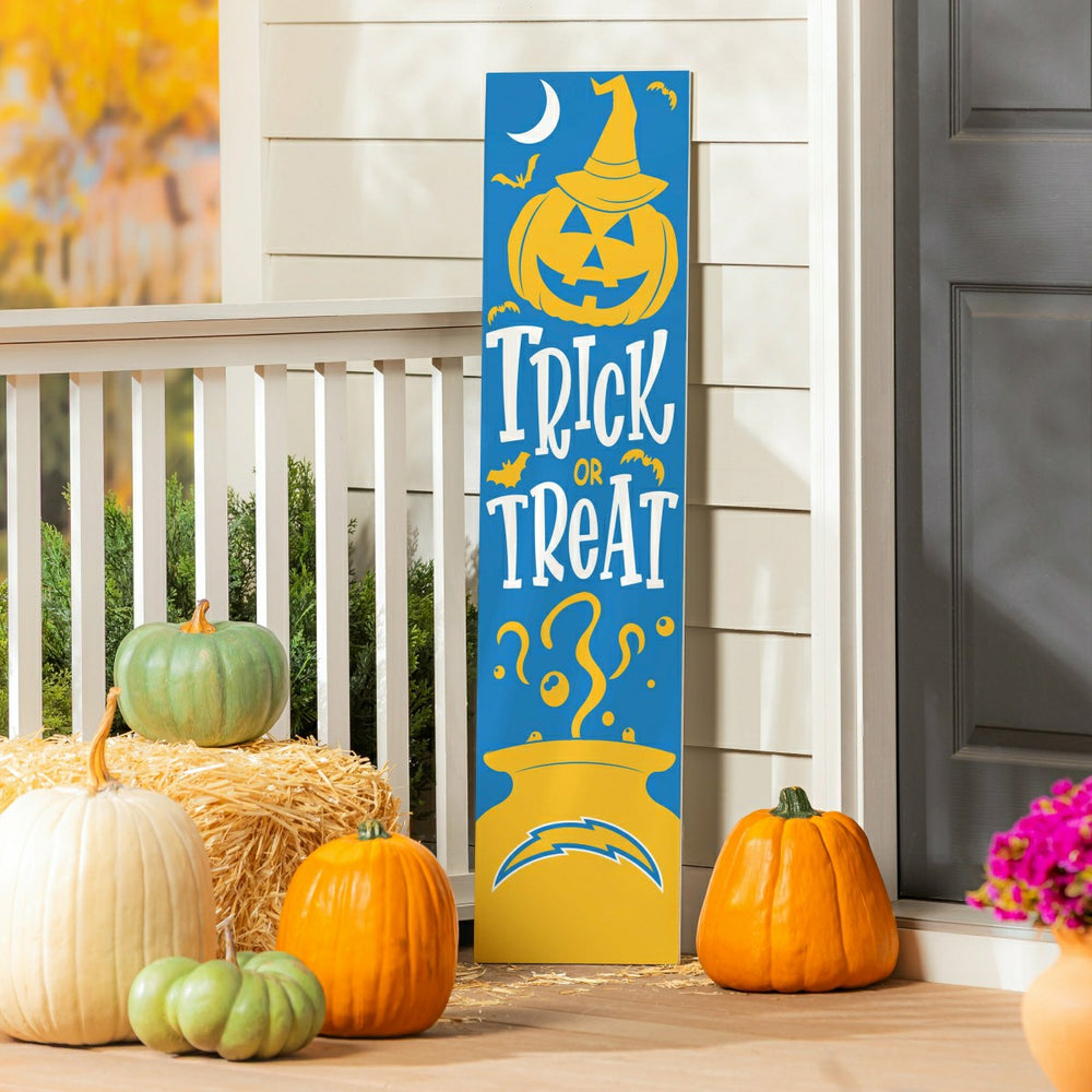 47" Double Sided Leaner, Los Angeles Chargers, Halloween, NFL, Home