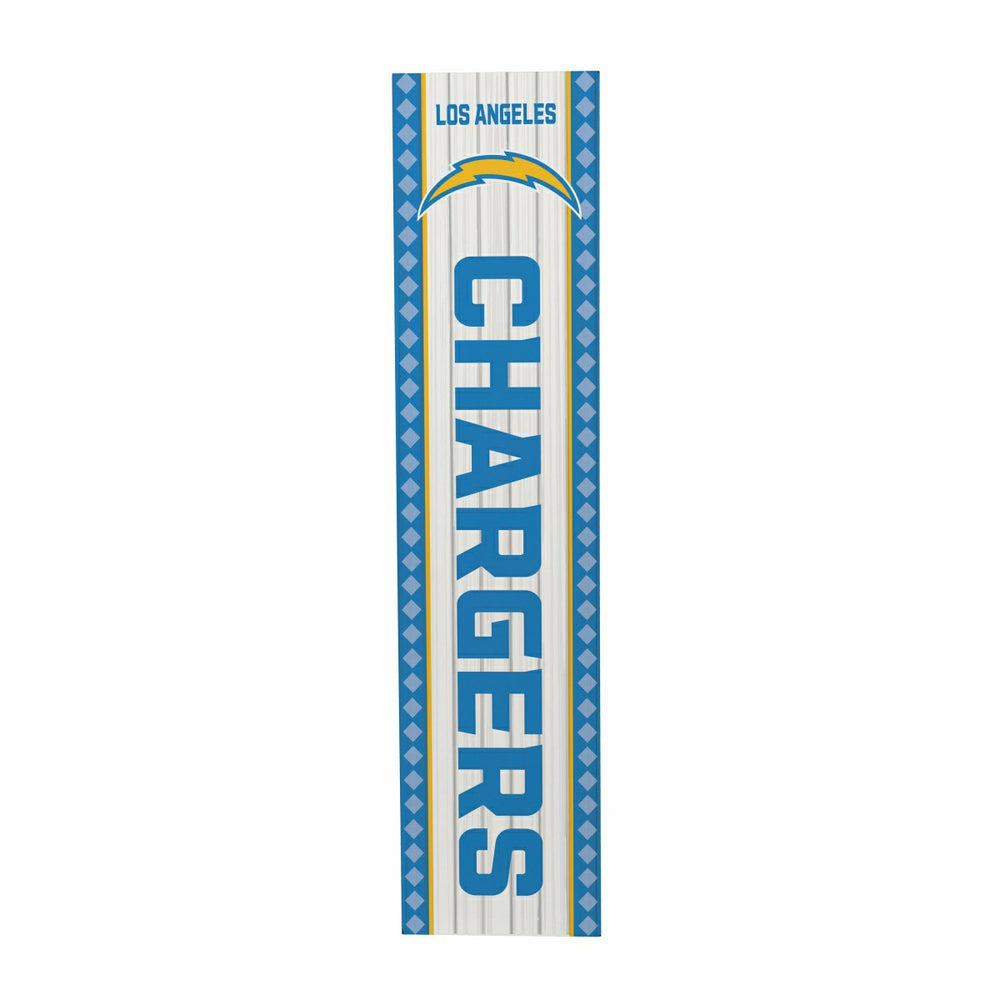 47" Double Sided Leaner, Los Angeles Chargers, Christmas, NFL, Home