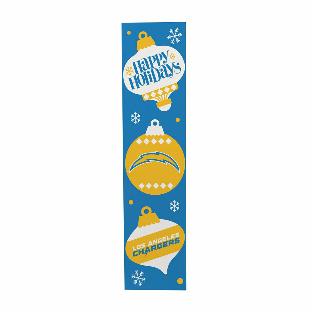 47" Double Sided Leaner, Los Angeles Chargers, Christmas, NFL, Home