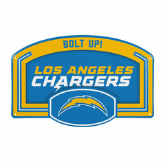 Los Angeles Chargers USA Embossed Steel Wall Sign, 11" x 17", NFL, Home