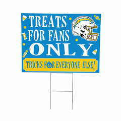Los Angeles Chargers Yard Sign, Halloween Treats for Fans, NFL, Home