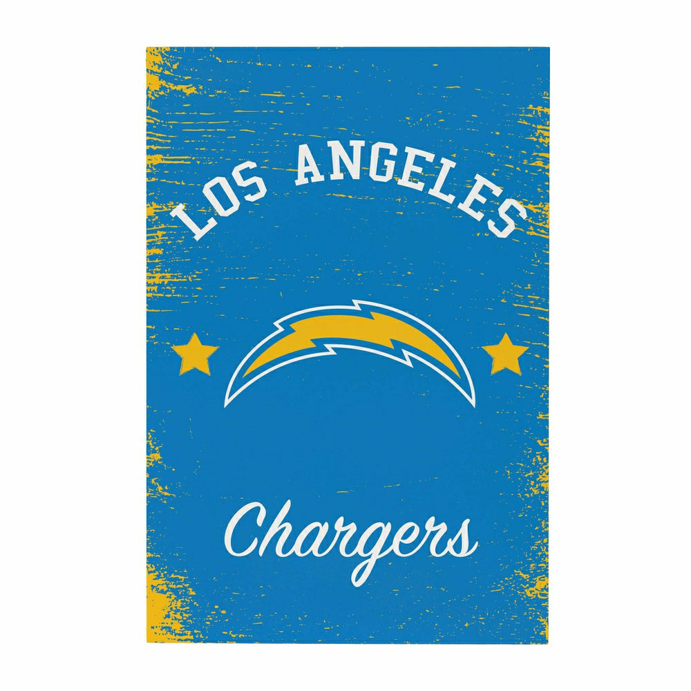 Los Angeles Chargers Wood Wall Sign, 16x24, NFL, Home
