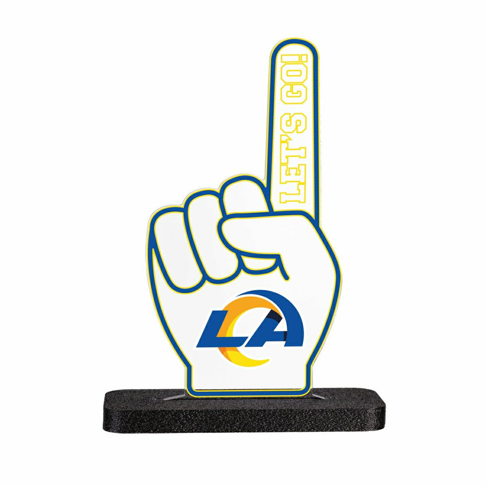 Los Angeles Rams NFL Football Foam Finger Desklite LED Decor, NFL, Home