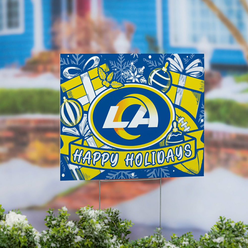 Los Angeles Rams Yard Sign, Holiday, NFL, Home