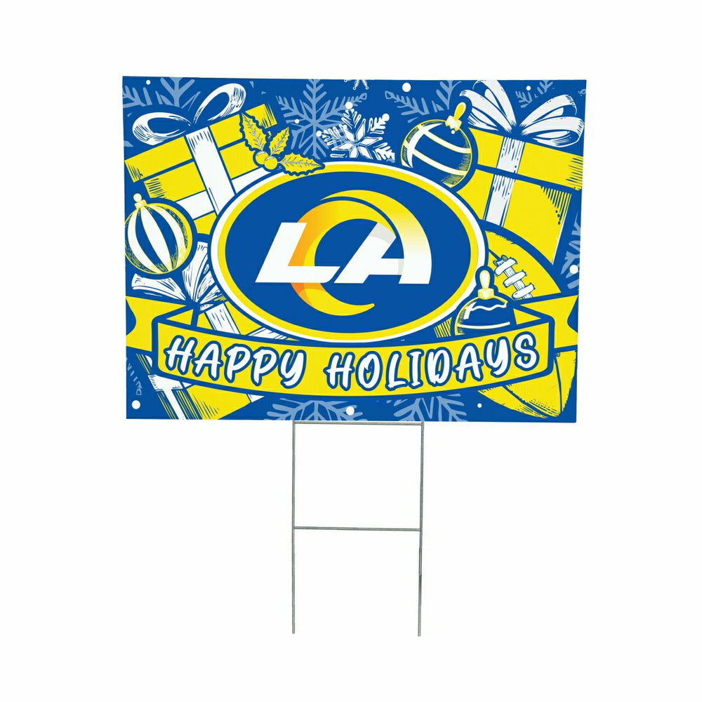 Los Angeles Rams Yard Sign, Holiday, NFL, Home