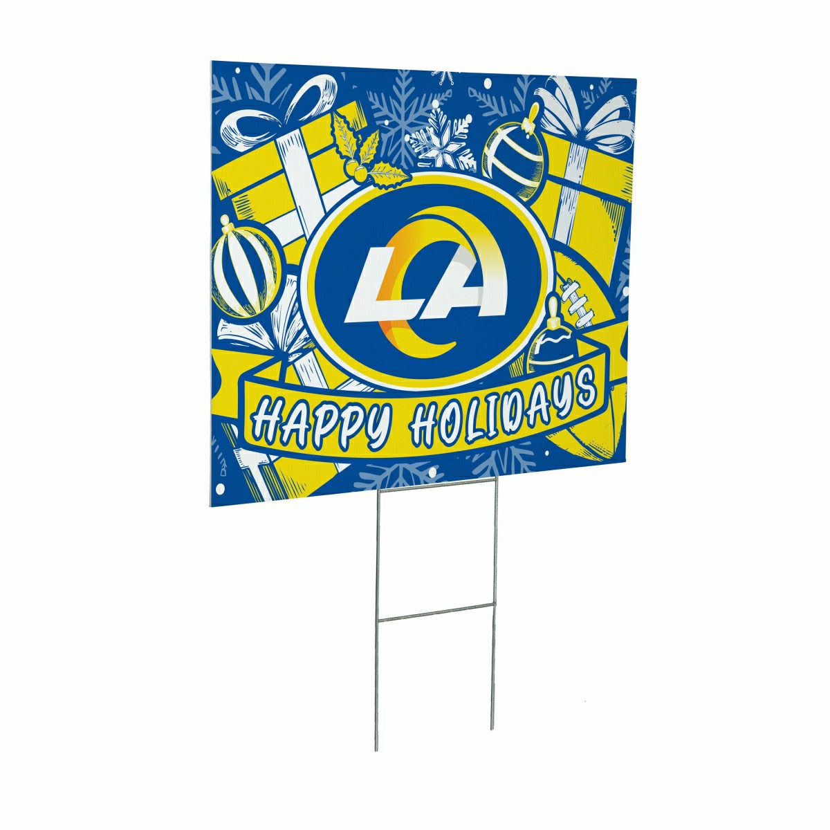 Los Angeles Rams Yard Sign, Holiday, NFL, Home