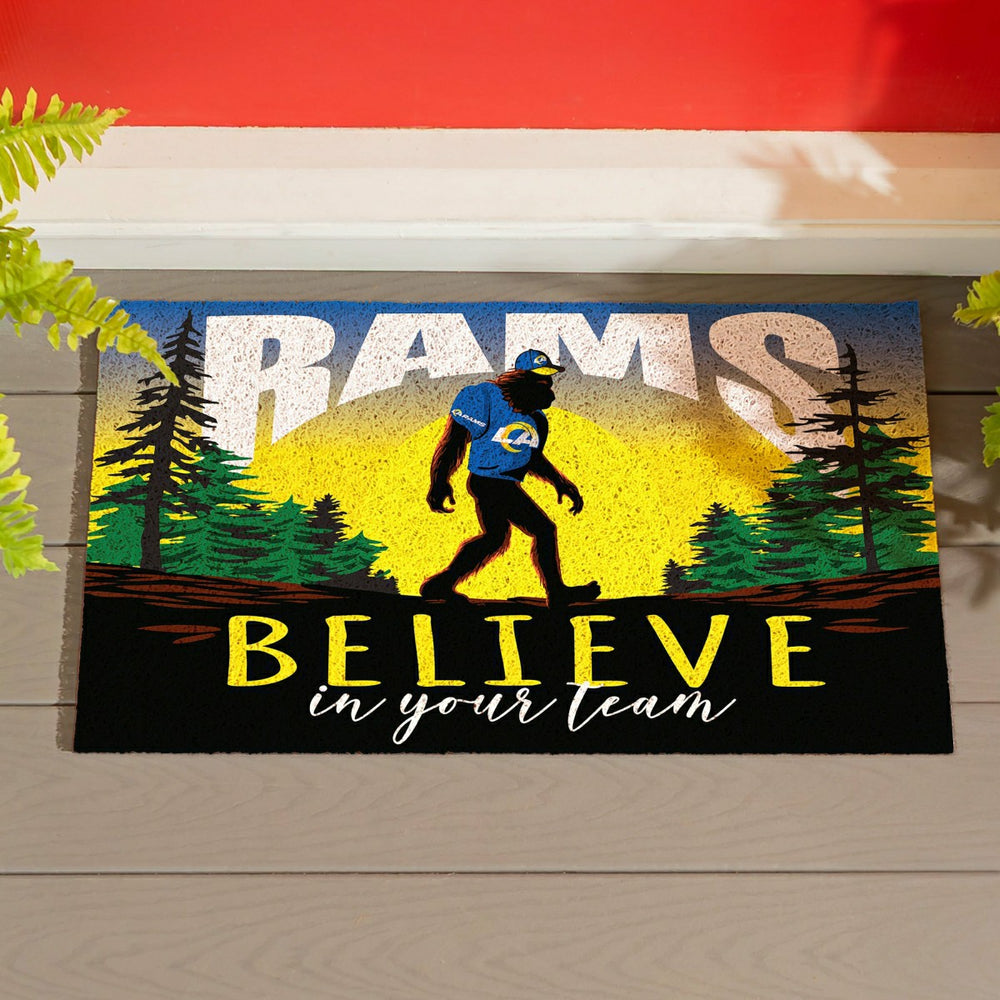 Los Angeles Rams Bigfoot PVC Mat, 28"x16", NFL