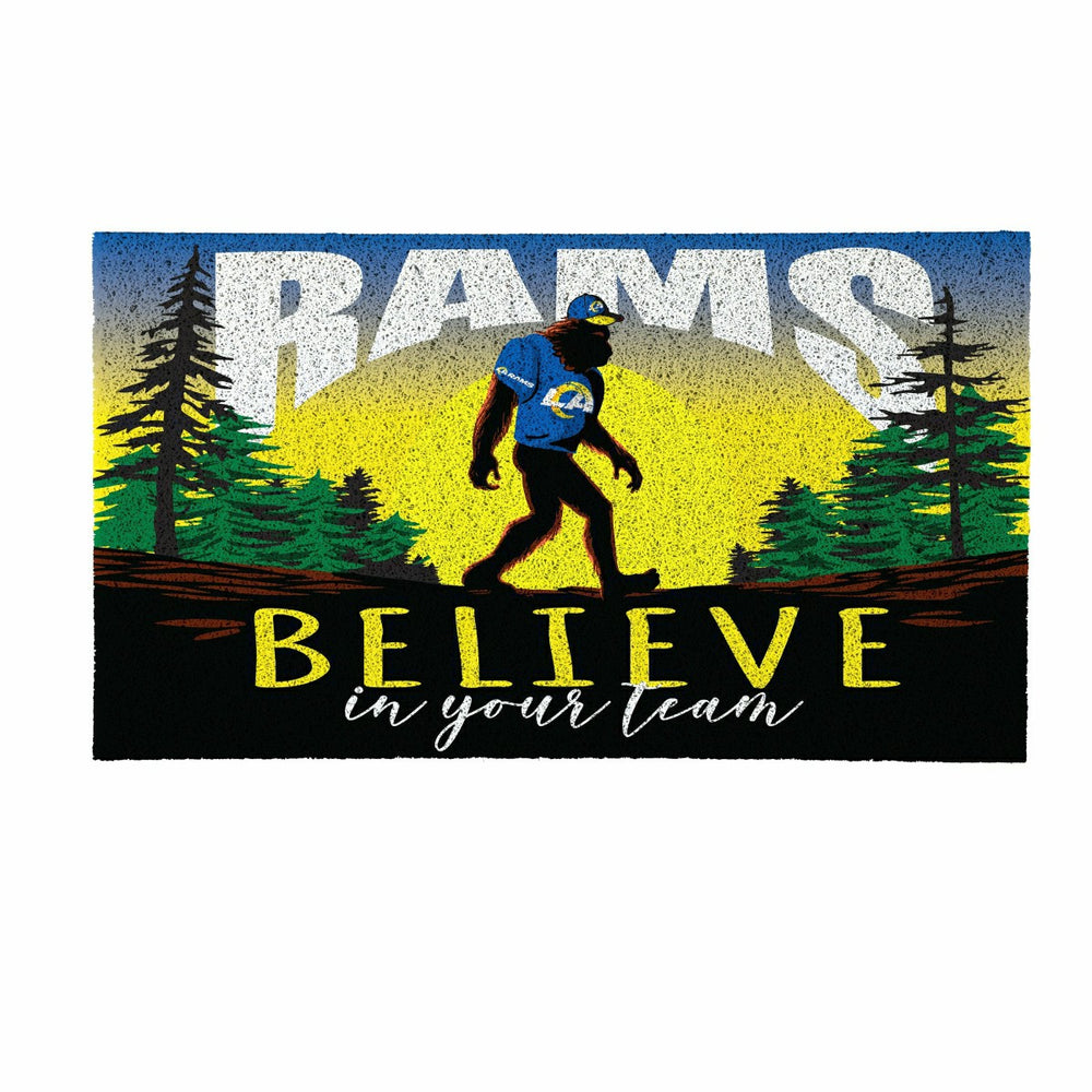 Los Angeles Rams Bigfoot PVC Mat, 28"x16", NFL