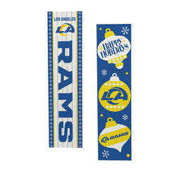47" Double Sided Leaner, Los Angeles Rams, Christmas, NFL, Home